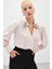 Aksesuar Detaylı Bodysuit Bluz - Pudra 5