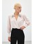 Aksesuar Detaylı Bodysuit Bluz - Pudra 2