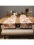 Jakarlı Dokuma Dekoratif Runner 45 x 140 cm Kiremit Renkli Çiçekli 2