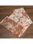 Jakarlı Dokuma Dekoratif Runner 45 x 140 cm Kiremit Renkli Çiçekli 4