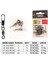5023 Captain Inox Kilitli Klips Bl-Nı 10 Lu No1/0 1