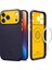 iPhone 17 Pro Max ile uyumlu Silikon MagSafe Kılıf Nano Pop Hava Kanalı Teknolojisi™ Askeri Sınıf Koruma MagFit Blueberry Navy Kaymaz Kapak - ACS09913 3