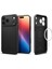 iPhone 17 Pro ile uyumlu ince MagSafe Kılıf Thin Fit Hava Kanalı Teknolojisi™ Askeri Sınıf Koruma MagFit Black Kapak - ACS09934 8