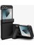 Spigen Galaxy Z Flip 7 FE / Z Flip 6 ile Uyumlu Ekstra Dayanıklı Kılıf Tough Armor Pro Hava Kanalı Teknolojisi™ Askeri Sınıf Koruma MagFit özellikli KickStand Black Çift Katman Kapak - ACS09807 2