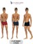 Erkek, Lisanslı, Uspa, %95 Pamuk, %5 Elastan, 3'lü Boxer Set (Kutulu) 1