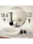 Ayna / Yuvarlak Ayna / Dekoratif Ayna / Banyo Aynası/konsol Aynası/70 cm Çapında 2
