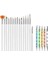 Nail Art Tırnak Süsleme Desen Fırça 15'li ve Dot Kalem Seti 5'li (Beyaz) 1