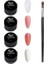 Protez Tırnak Jeli 4 Moda Renk Jel Fırçası 15ML 1