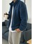 Oversize Peluş Tam Fermuarlı Sweatshirt Peluş Içi Polarlı Sherpa Kumaş Sweatshirt 2