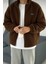 Oversize Peluş Tam Fermuarlı Sweatshirt Peluş Içi Polarlı Sherpa Kumaş Sweatshirt 1