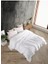 Saf Beyaz 4 Katlı Multi Muslin %100 Pamuk Çift Kişilik Yatak Örtüsü Düz Tema 230x250 cm 1