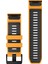 Quickfit 26 mm Yedek Kayış - Kıvılcım Turuncusu/graphite 2