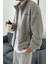 Oversize Peluş Tam Fermuarlı Sweatshirt Peluş Içi Polarlı Sherpa Kumaş Sweatshirt 2