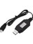Dron USB Charger Şarj Kablo 2 Pın Inpt: 5V-0.5-2A Output 7.4V 1000MA Li-Ion Pil Şarj Rc Oyuncaklar 2