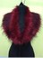 Bordo Kürk Şal Yaka Içten Uzunlugu 82 cm 1