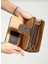 Kahverengi Kadın Yatay Cüzdan Suni Deri Malzeme ile Şık Tasarım 3