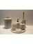 7li Doğal Mermer Banyo Seti 1