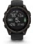 Garmin Fenix 8 - 47 mm Solar Sapphire Karbon Gri Dlc Titanyum Siyah/gri Silikon Kayışlı 8