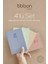 Note Mini Defter Dikişli 4 Lü Set 33 1