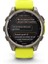 Garmin Fenix 8 - 47 mm Solar Sapphire Titanyum Amp Sarı/grafit Silikon Kayışlı 10