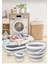 3’lü Set Katlanır Çamaşır Sepeti 25 lt Plastik Malzeme ile Akordiyon Özelliği 1