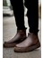 Erkek Kahve Lastikli Bot MN069 4