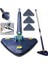 Kendinden Sıkmalı Üçgen Mop Mikrofiber Bezli Cam Duvar Yer Parke Silebilen Mop 1