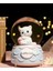 Sevimli 3D Desenli Sevimli Minnoş Kedi Lucky Cat Kar Küresi Orta Boy Hediye Işıklımüzikli Kar Küresi 1