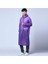 Unisex Mor Su Rüzgar Geçirmez Yağmurluk Kapşonlu 4