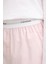 Kadın Pembe Uzun Kollu Pijama Takımı LV00QS7575 4