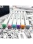 80 Adet Çift Uçlu Touch Marker Art Tasarım Keçeli Kalem Boya Seti Çanta Hediyeli 7