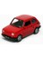 Lisanslı Fiat 126P Metal Araba 1:34 Ölçekli Çek Bırak Model Sarı Renk 5