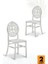 Home Venüs 2 Adet Bahçe Balkon Mutfak Sandalye Beyaz 1
