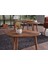 MDF Alvin Zigon Orta Sehpa Seti Ahşap Oval Tasarım Kahverengi 3'lü 80x60 cm 2