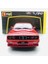 Burago 1988 BMW M3 E30 Kırmızı 1:24 Ölçek Metal Model Gerçekçi Detaylarla 3