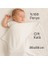 Ekru Unisex Bebek Battaniyesi – Babush, Çift Katlı %100 Pamuk, 86×86 cm 1