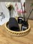 Ahşap Banyo Düzenleyici Aksesuarları Hasır Sepet Organizer Çok Amaçlı Sepet Çap 27 cm 2