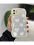 Iphone 11 Uyumlu Aynalı Beyaz Kalp Tasarım Dalgalı Kenar Darbe Önleyici Silikon Kılıf 4