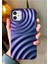 Iphone 11 Uyumlu 3D Aurora Kabartma Mor Renk Geçişli Mat Silikon Kılıf 1