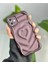Apple Iphone 11 Uyumlu 3D Mat Kabartma Kalp Desenli Darbe Önleyici Kamera Korumalı Silikon Kılıf 1