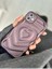 Apple Iphone 11 Uyumlu 3D Mat Kabartma Kalp Desenli Darbe Önleyici Kamera Korumalı Silikon Kılıf 4