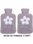 2 Adet Sıcak Su Torbası Peluş Papatya Desenli Gri 21X13,5X2CM 500 ml 3