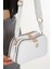 Kadın Yonca Detaylı Çapraz Askılı Beyaz Omuz Çantası 4