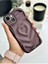 Apple Iphone 13 ve 14 Uyumlu 3D Mat Kabartma Kalp Desenli Kamera Korumalı Silikon Kılıf 2