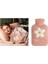 Sıcak Su Torbası Peluş Papatya Desenli Pembe 21X13,5X2CM 500 ml 1