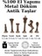 MC54 - Metal Satranç Takımı - 25CM Mermer Desenli Satranç Tahtası - Sertifikalı Antik Metal Taşlar 3