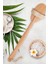 Saplı %100 Doğal At Kılı Selülit Masaj Fırçası 2 Parça Kuru Fırçalama Peeling Batık Önleme Fırçası 8
