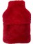 Sıcak Su Torbası Peluş Kalpli,kırmızı Termofor 27X17X2CM 1 Litre 3