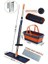 Katlanabilir ve Tekerlekli Mop Seti – 130 cm Uzun Saplı, Yedek Mop Başlıklı, Pratik Temizlik Mop Set 1