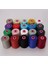 120 No Sıfır 5.000 Metre Dikiş Ipi Karışık 3 Renkli Set, %100 Polyester 4